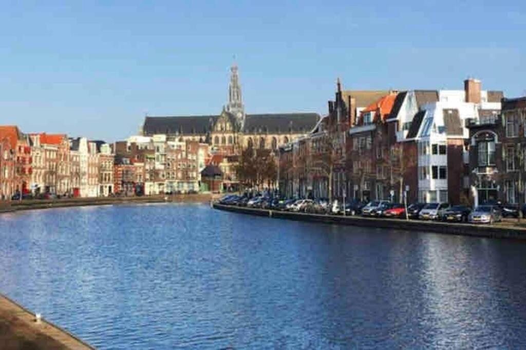 Appartement Met Tuin In Haarlem Centrum Bagian luar foto
